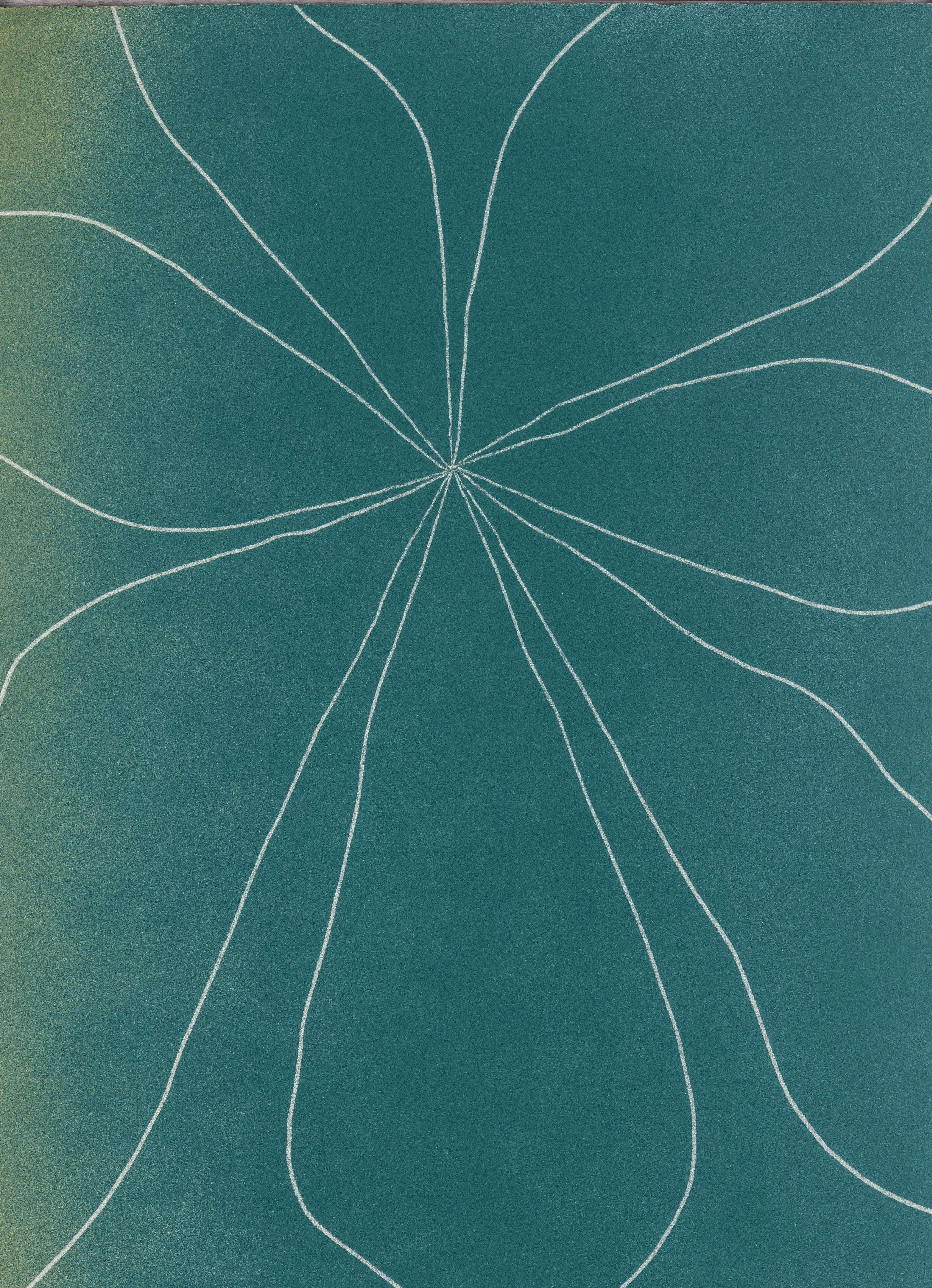 Expansion Portrait in Sea Greens, (Floral)